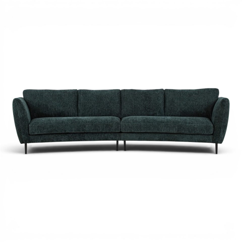 Hedda 4-Sits Soffa i Mörkgrön Oxford Vävtyg