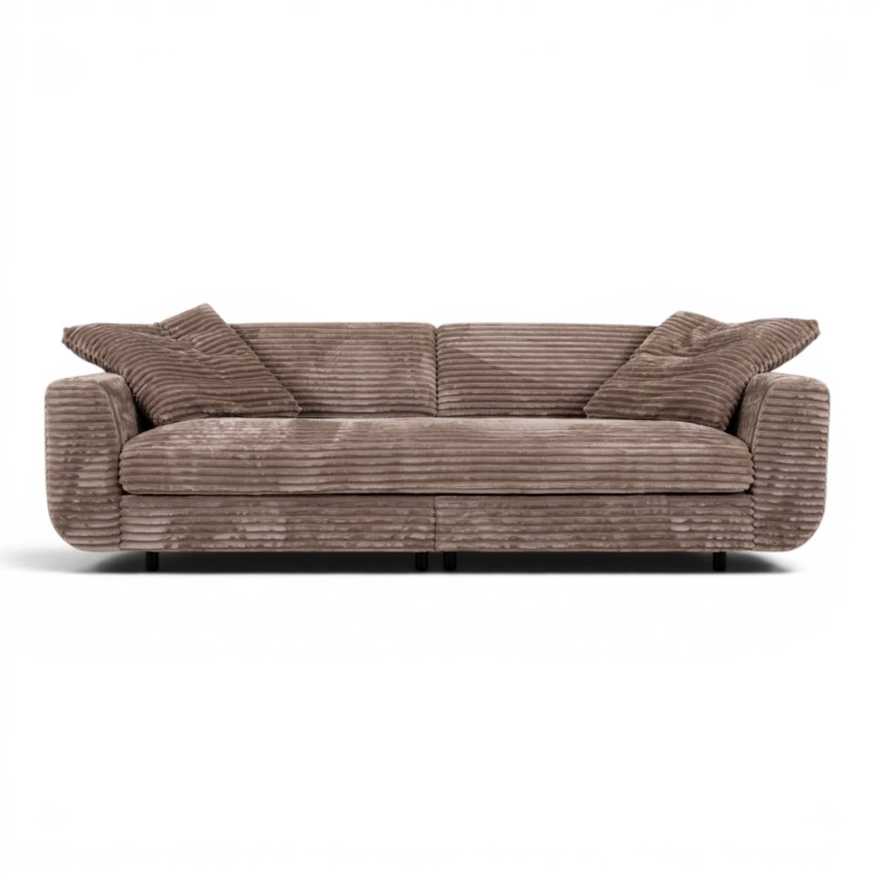 Theo 3-Sits Soffa i Greige Tilia Manchester