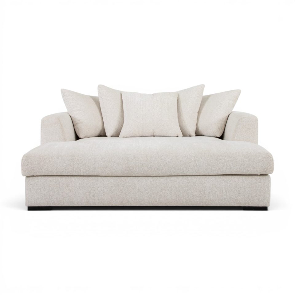 Ebba II Daybed i Varmvit Tyg